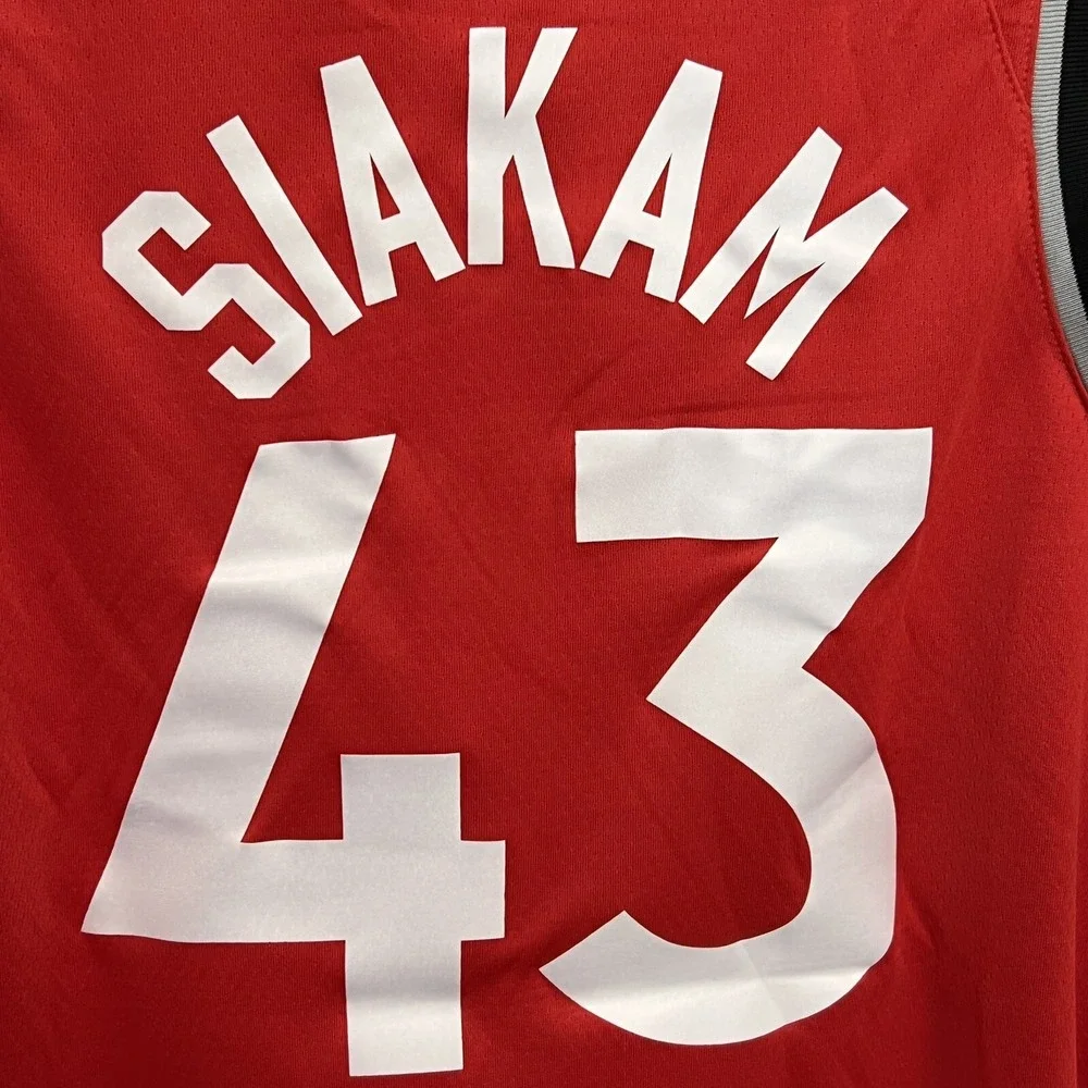 Toronto Raptor Pascal Siakam Nike Icon Wingman Game Jersey Basketball Size 52 XL